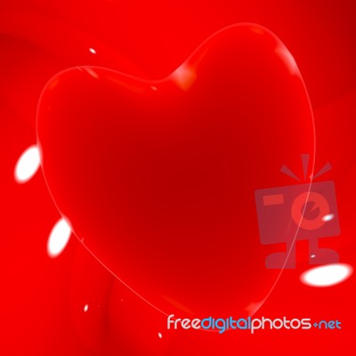 Red Heart Stock Image