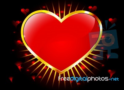 Red Heart Stock Image