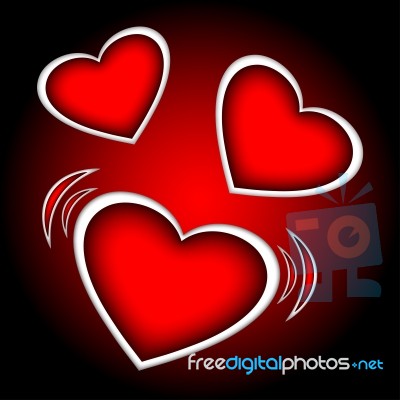 Red Heart Stock Image