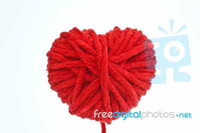 Red Heart Stock Photo