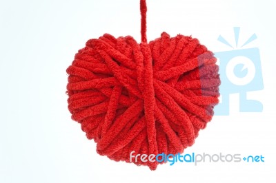 Red Heart Stock Photo