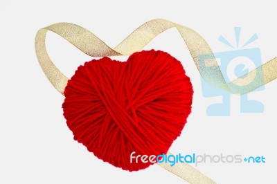 Red Heart Stock Photo