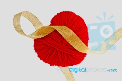 Red Heart Stock Photo