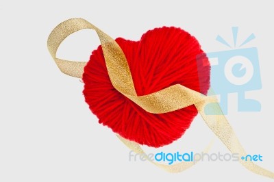 Red Heart Stock Photo