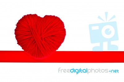 Red Heart Stock Photo