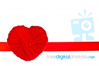 Red Heart Stock Photo