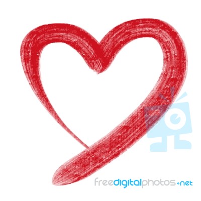 Red Heart Stock Image