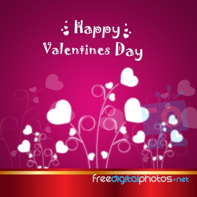 Red Love Heart, Valentines Day Concept Stock Image