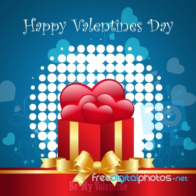 Red Love Heart, Valentines Day Concept Stock Image