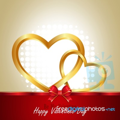 Red Love Heart, Valentines Day Concept Stock Image