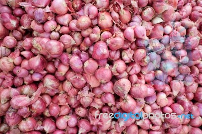 Red Onions Stock Photo