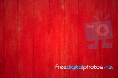 Red Painted Old Wooden Texture Background Stock Photo