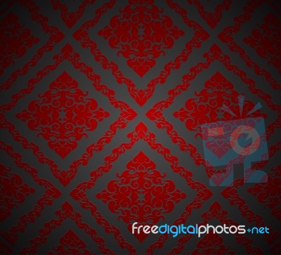 Red Pattern Stock Image