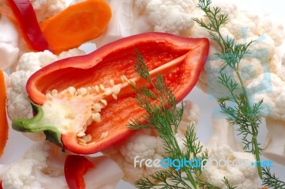 Red Pepper Stock Photo