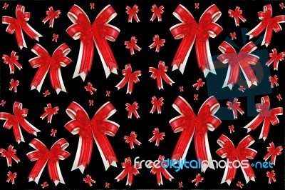 Red Ribbon Stock Photo