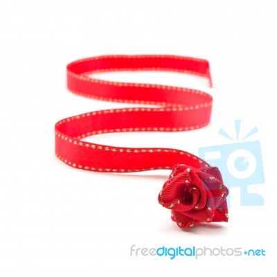 Red Ribbon Stock Photo