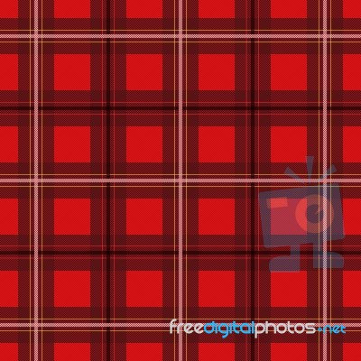 Red Tartan Stock Image