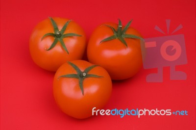 Red Tomatoes Stock Photo