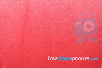 Red Wall Texture Background Stock Photo