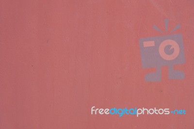 Red Wall Texture Background Stock Photo