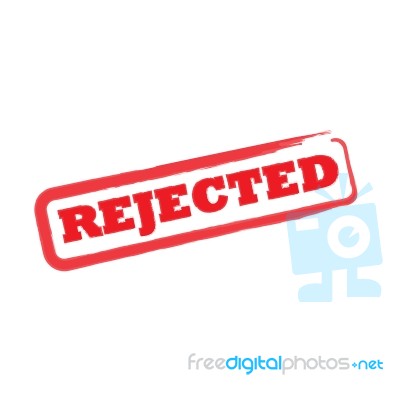 Rejected Stamp Sign Stock Image