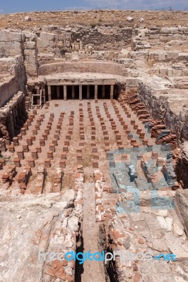 Remains At The Ancient City Of Kourian Near Episkopi Cyprus Stock Photo