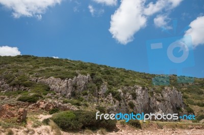 Remote Natural Landscape Stock Photo