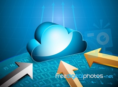 Remote Server Stock Image