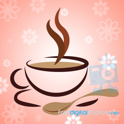 Restaurant Beverage Shows Best Coffee And Beverages Stock Image