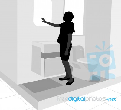 Restroom Preview Stock Image