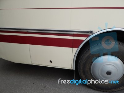 Retro Bus Antique Items And Elements  Stock Photo