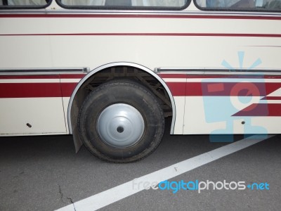 Retro Bus Antique Items And Elements  Stock Photo