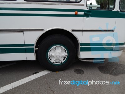 Retro Bus Antique Items And Elements Stock Photo