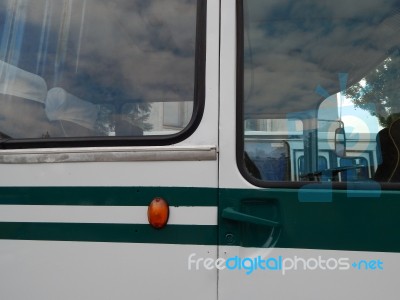 Retro Bus Antique Items And Elements Stock Photo