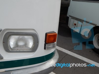 Retro Bus Antique Items And Elements Stock Photo