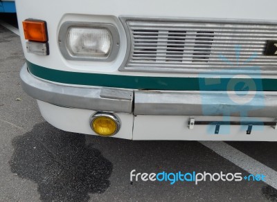 Retro Bus Antique Items And Elements Stock Photo