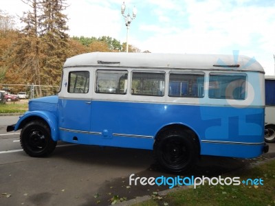 Retro Bus Antique Items And Elements  Stock Photo