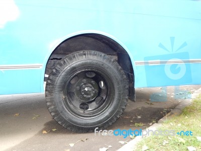 Retro Bus Antique Items And Elements  Stock Photo