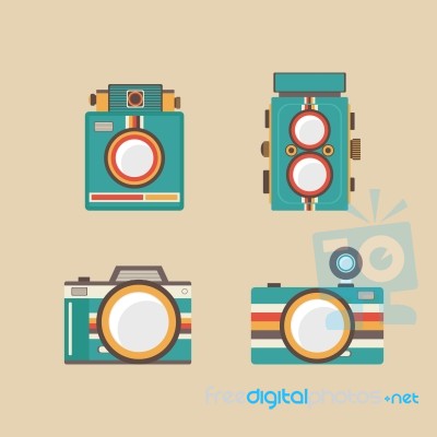 Retro Camera Stock Image