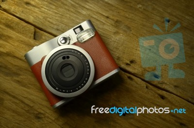 Retro Camera Stock Photo