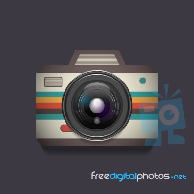 Retro Camera Stock Image