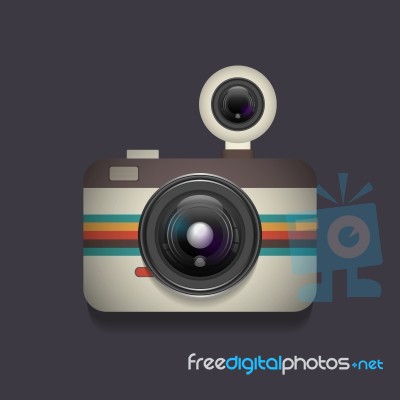 Retro Camera Stock Image