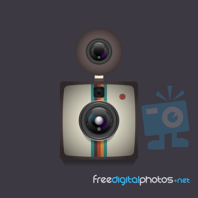 Retro Camera Stock Image