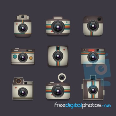 Retro Camera Stock Image