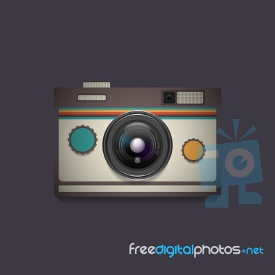 Retro Camera Stock Image