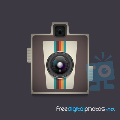 Retro Camera Stock Image