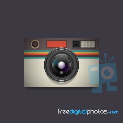 Retro Camera Stock Image