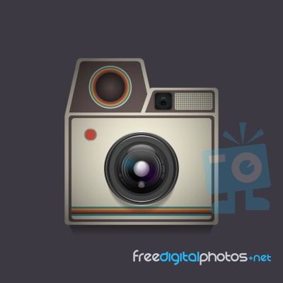 Retro Camera Stock Image