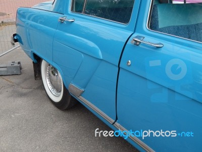 Retro Cars Antique Parts And The Elements Stock Photo