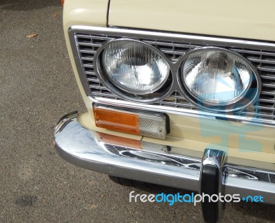 Retro Cars Antique Parts And The Elements Stock Photo